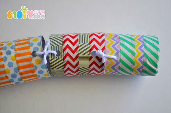 Color Tape Paper Core Handmade Small Flower Snake