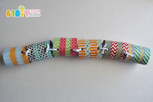 Color Tape Paper Core Handmade Small Flower Snake