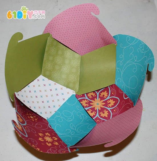 Lantern Festival Handmade Paper Flower Ball Lantern DIY