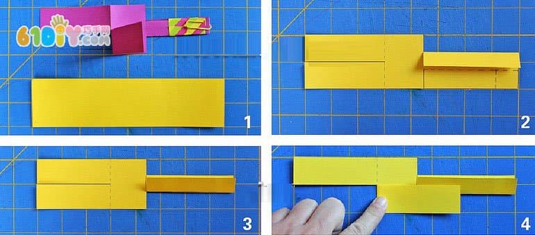 Teach you to make bamboo rafts with cardboard paper clips