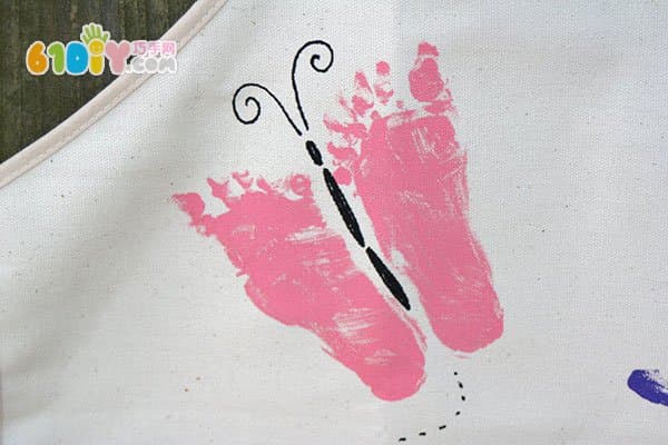 Gift for mom beautiful hand-painted apron