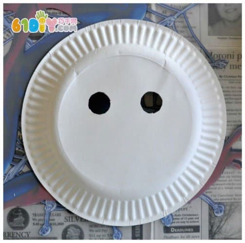 Tray creative handmade three-dimensional polar bear mask