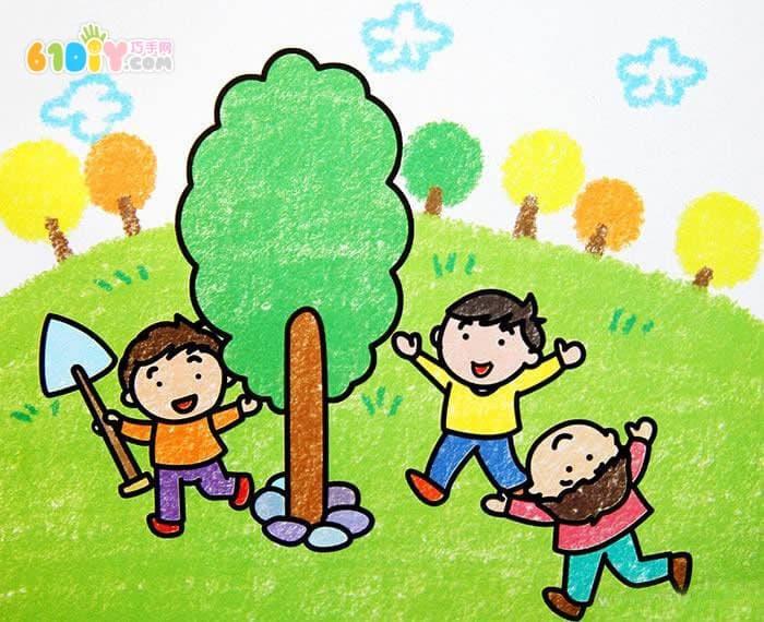 Arbor Day Children's Paintings