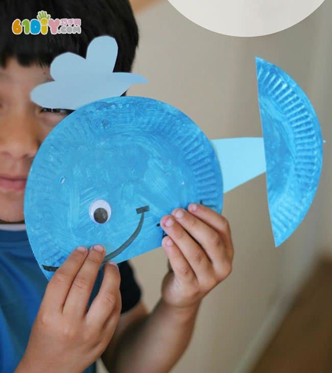 Children's DIY making paper whales