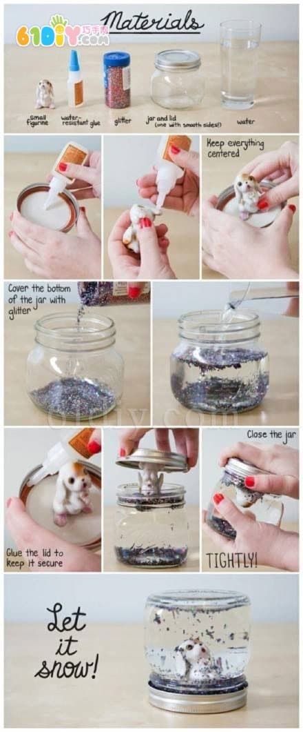 How to make beautiful crystal bottles