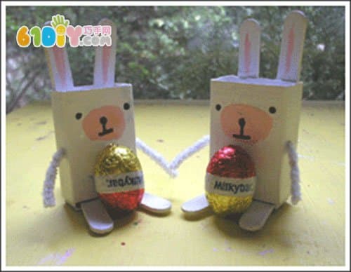 Making Easter Bunny with Matchbox