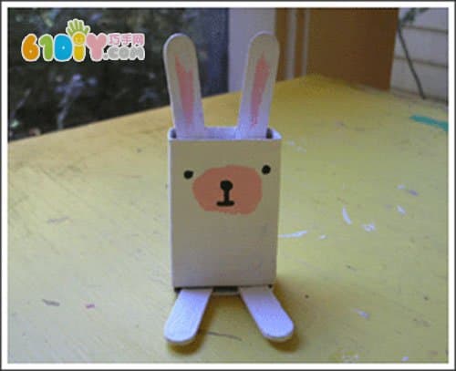 Making Easter Bunny with Matchbox