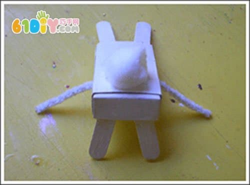 Making Easter Bunny with Matchbox