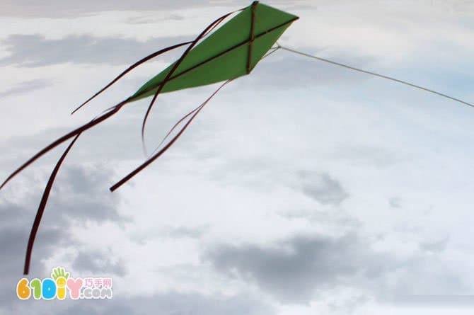 Simple kite handmade tutorial