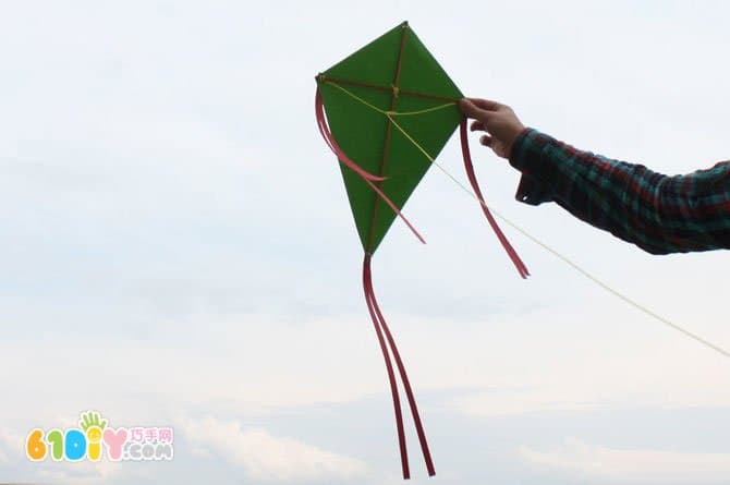 Simple kite handmade tutorial