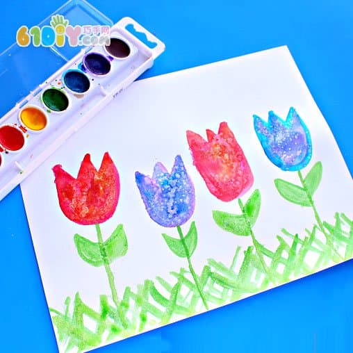 How to draw beautiful tulips