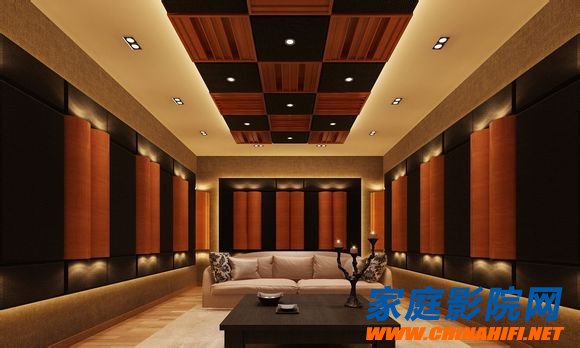 Audio-visual room decoration sound absorption, sound insulation materials and structure
