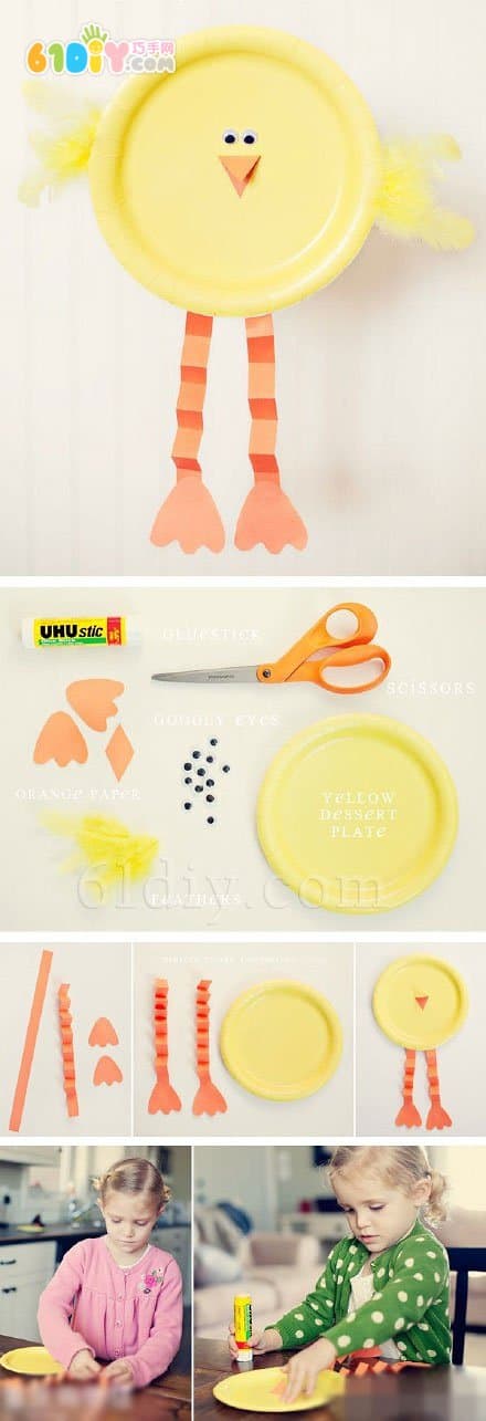 Tray chick DIY in spring