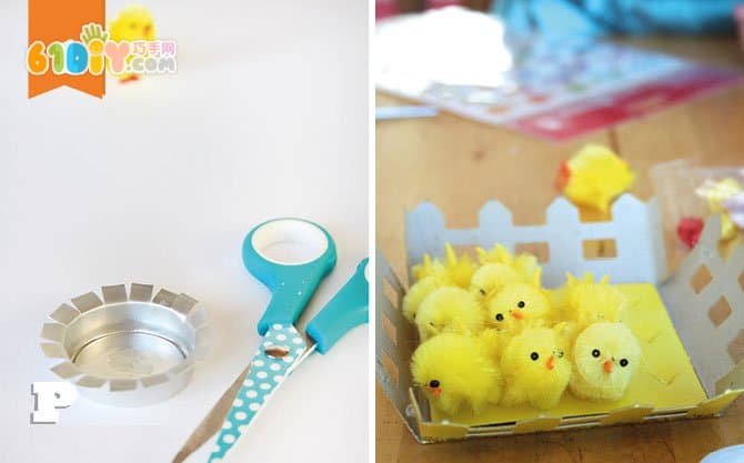 Cute Easter Chicks Hanging DIY