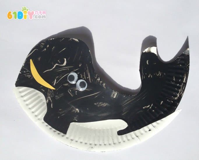 Handmade Killer Whale from Paper Tray