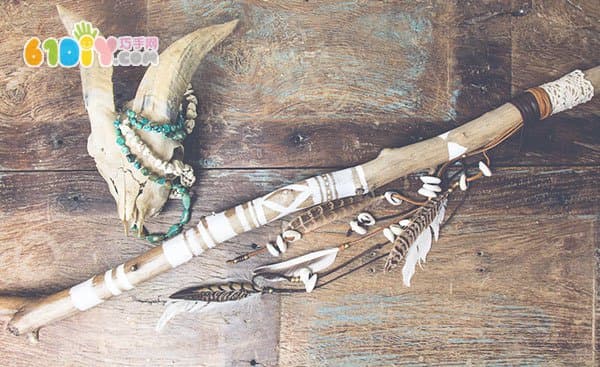 Handmade Twig Photo Hanging
