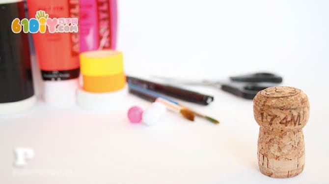 Easter Children's Handmade Wine Bottle Stopper DIY Bunny