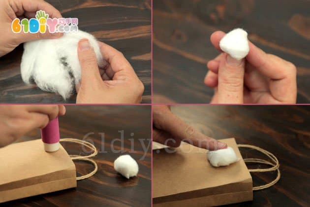 Easter Making Paper Bag Rabbit