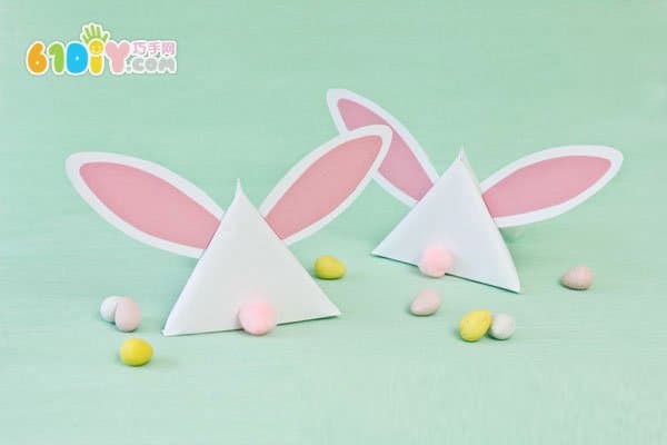 Handmade 3D Triangle Rabbit