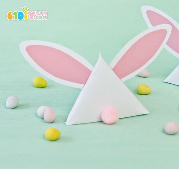 Handmade 3D Triangle Rabbit