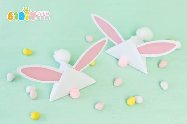 Handmade 3D Triangle Rabbit