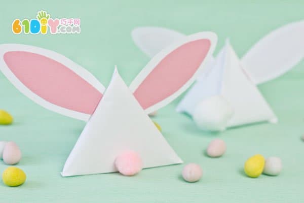 Handmade 3D Triangle Rabbit