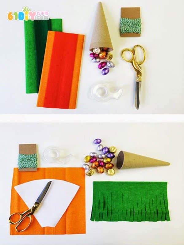 Paper Crafts Stereo Carrot