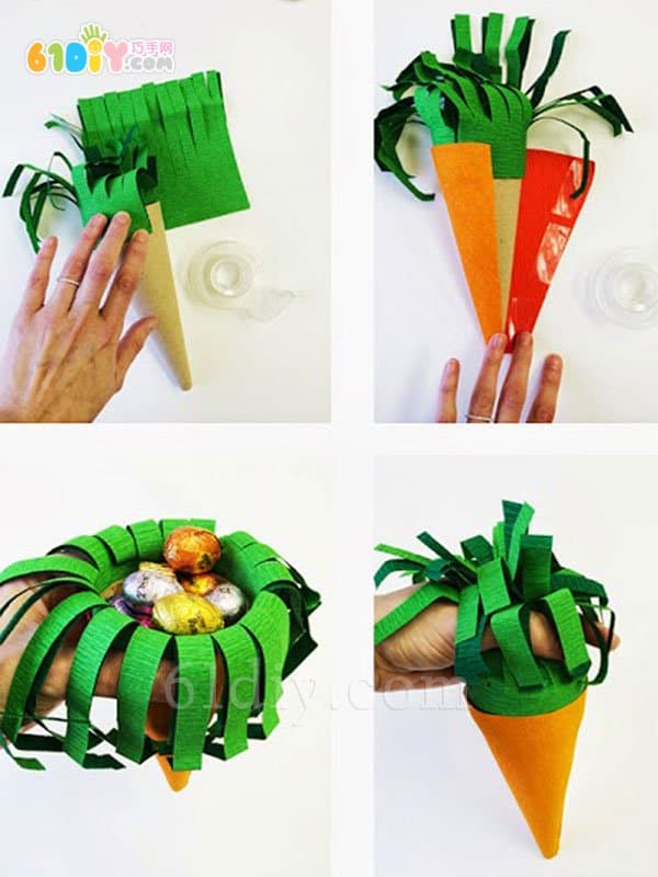 Paper Crafts Stereo Carrot