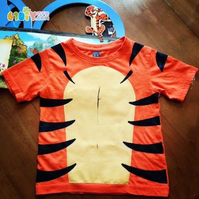How to make a tiger children's performance suit