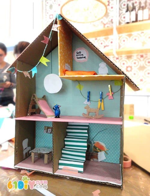 Waste Carton Making Paper House