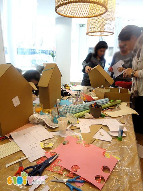 Waste Carton Making Paper House