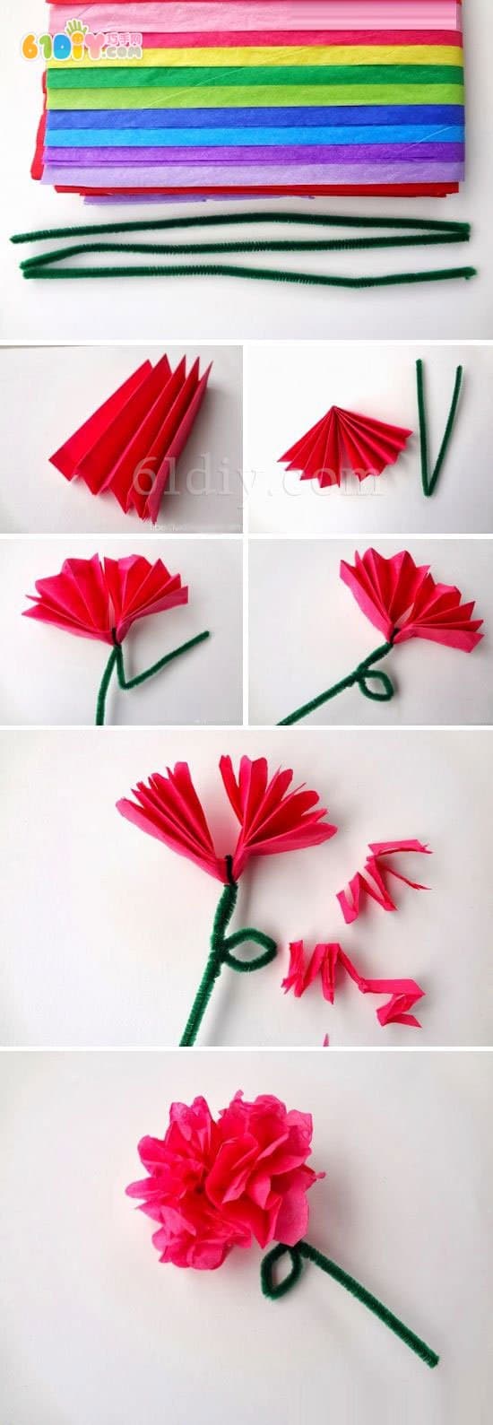 Mother's Day Small Making Origami Flower