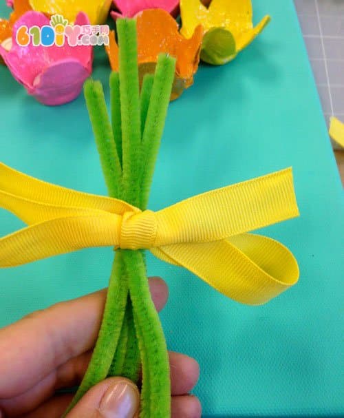Mother's Day Gift DIY Eggs Manufacture Tulip Decoration