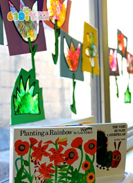 Parent-Child Handmade Spring Flower Window Ornament