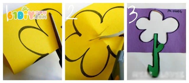 Parent-Child Handmade Spring Flower Window Ornament