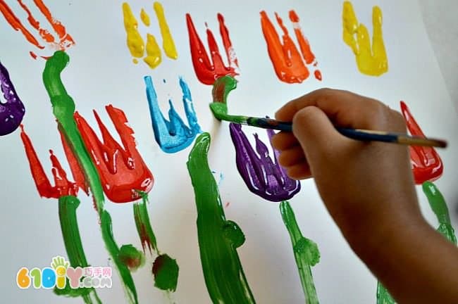 Painting with a fork