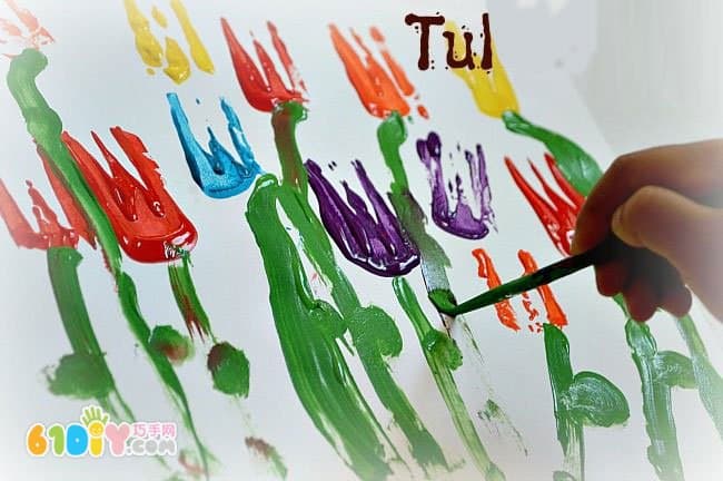 Painting with a fork