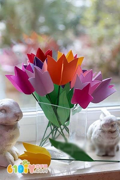 Mother's Day Handmade Gifts - Simple 3D Tulips