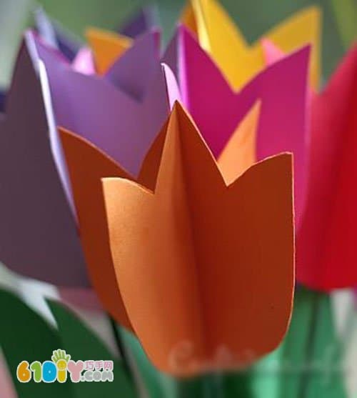 Mother's Day Handmade Gifts - Simple 3D Tulips