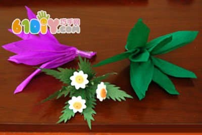 How to make small plants from paper