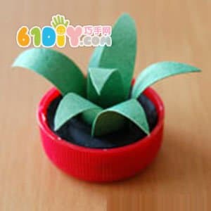 How to make small plants from paper