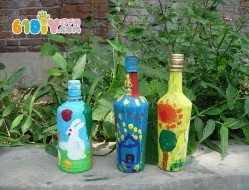 Painted bottle works