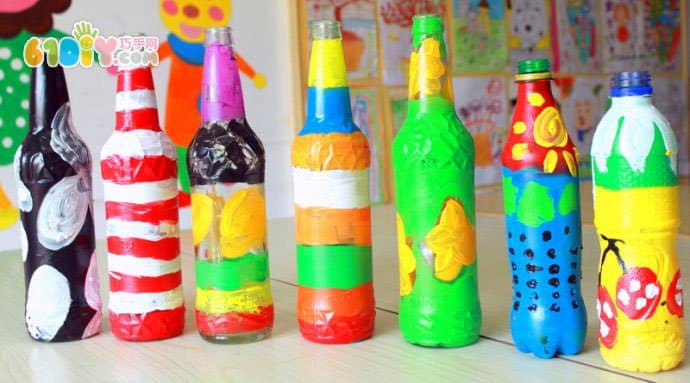Painted bottle works