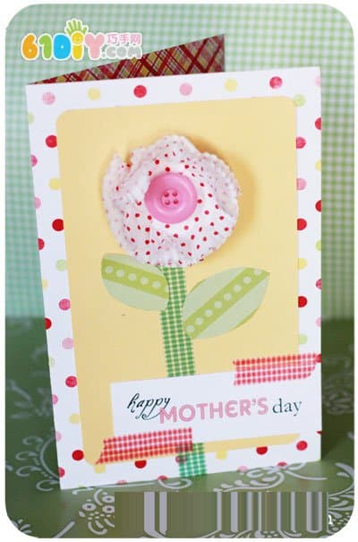 Mother's Day Cake Paper Flower Card Making