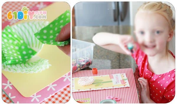 Mother's Day Cake Paper Flower Card Making