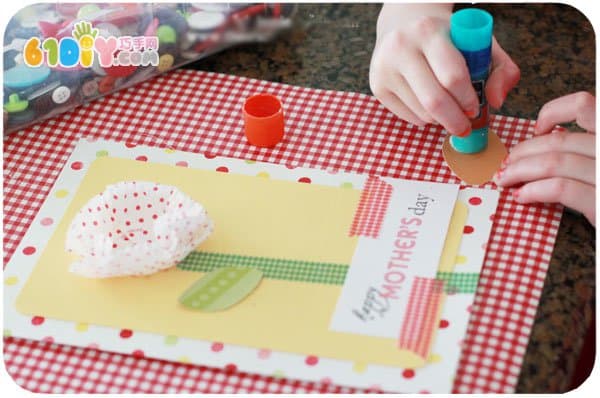 Mother's Day Cake Paper Flower Card Making