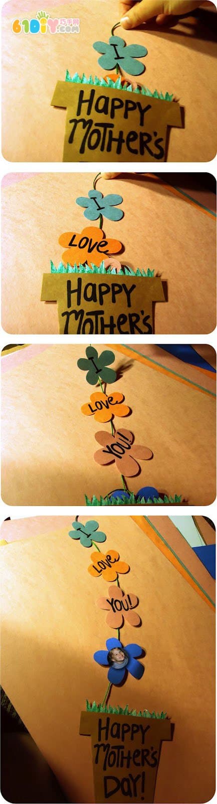 DIY Mother's Day Flowerpot Card