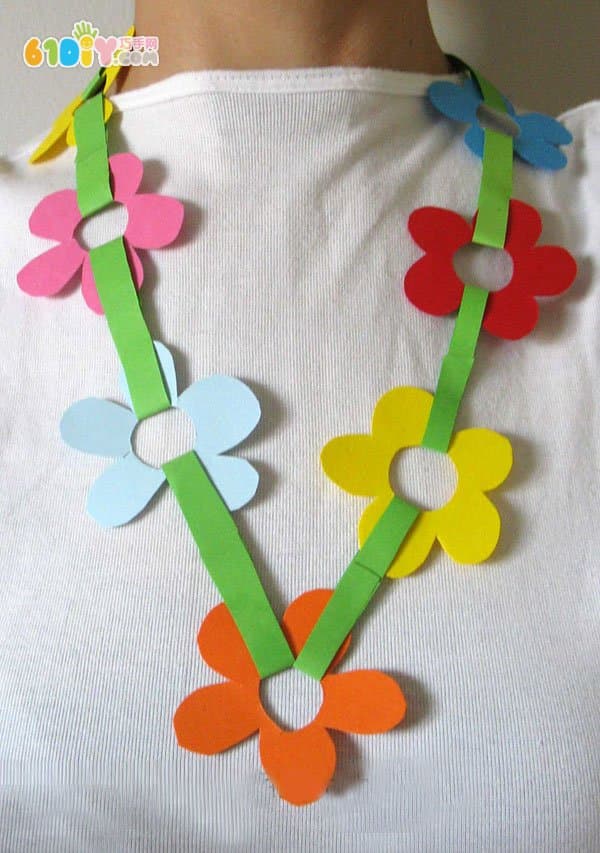 Children's Day Mother's Day Flower Necklace