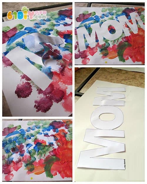 Simple Mother's Day handmade gift MOM card