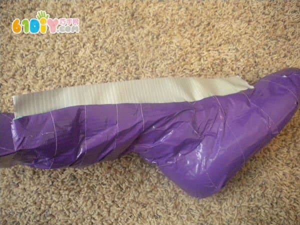 Dress up props DIY tape making boots